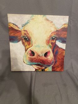 Cow Painting 20x20 