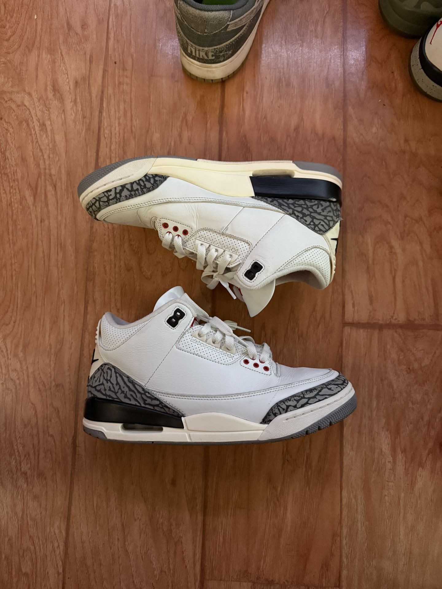 Jordan 3 Reimagined White Cement Size 8.5