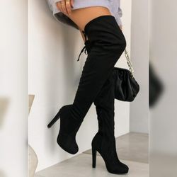 Tight  High Black Boots