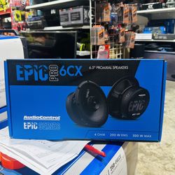 EPICPRO6CX 6.5" Coaxial Speakers, 200W RMS, 4 Ohms (Pair)