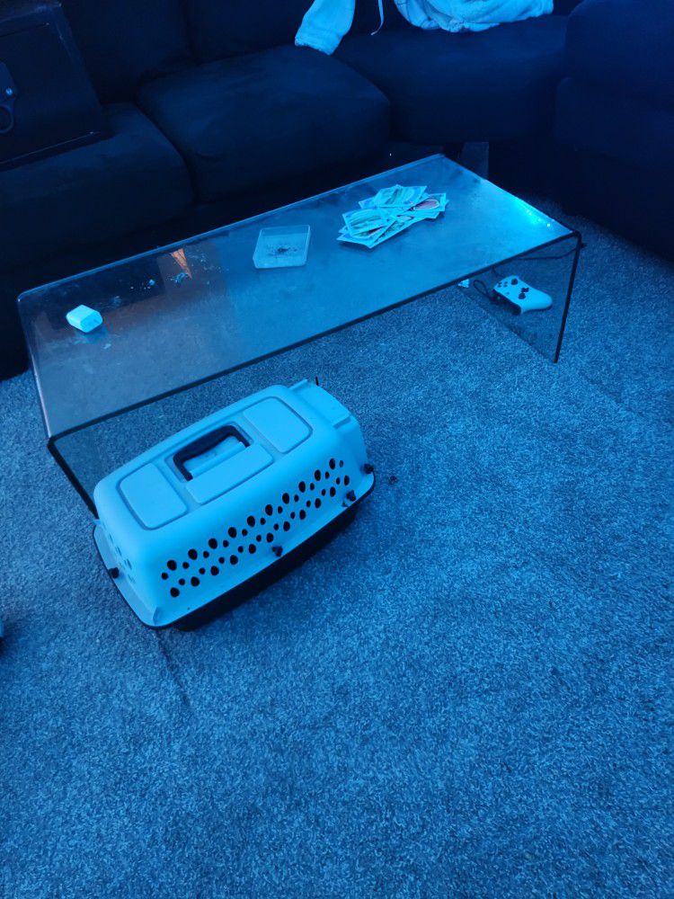 Costway Tempered Glass Coffee Table