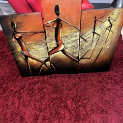 Santin Art-Chasing-Modern Canvas Art Wall Decor-Abstract Oil Painting Wall Art