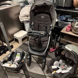 Chico Car seat Stroller Combo 