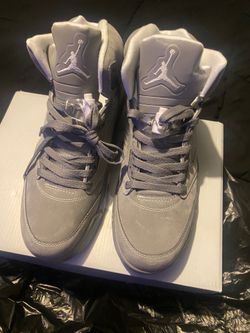 The Air Jordan 5 Retro “Wolf grey” size 9.5