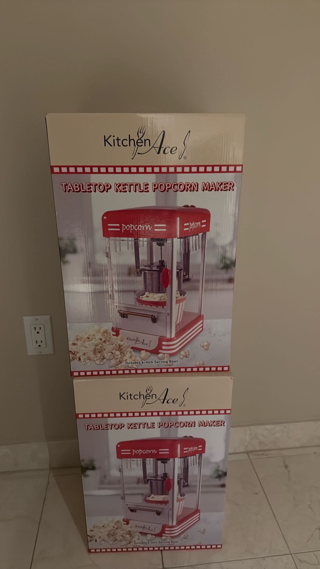 Brand new in box Kitchen  Ace Tabletop Kettle Popcorn Maker