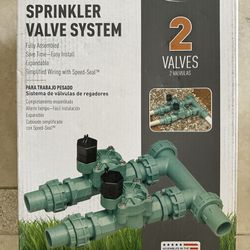 Orbit 2-Valve Inline Manifold Assembly, New, Never Been Installed Retail: $60+Tax!!! Helps to manage water flow for 2-sprinkler lines UV-resistant con