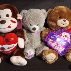 Valentine's Monkey N Bears