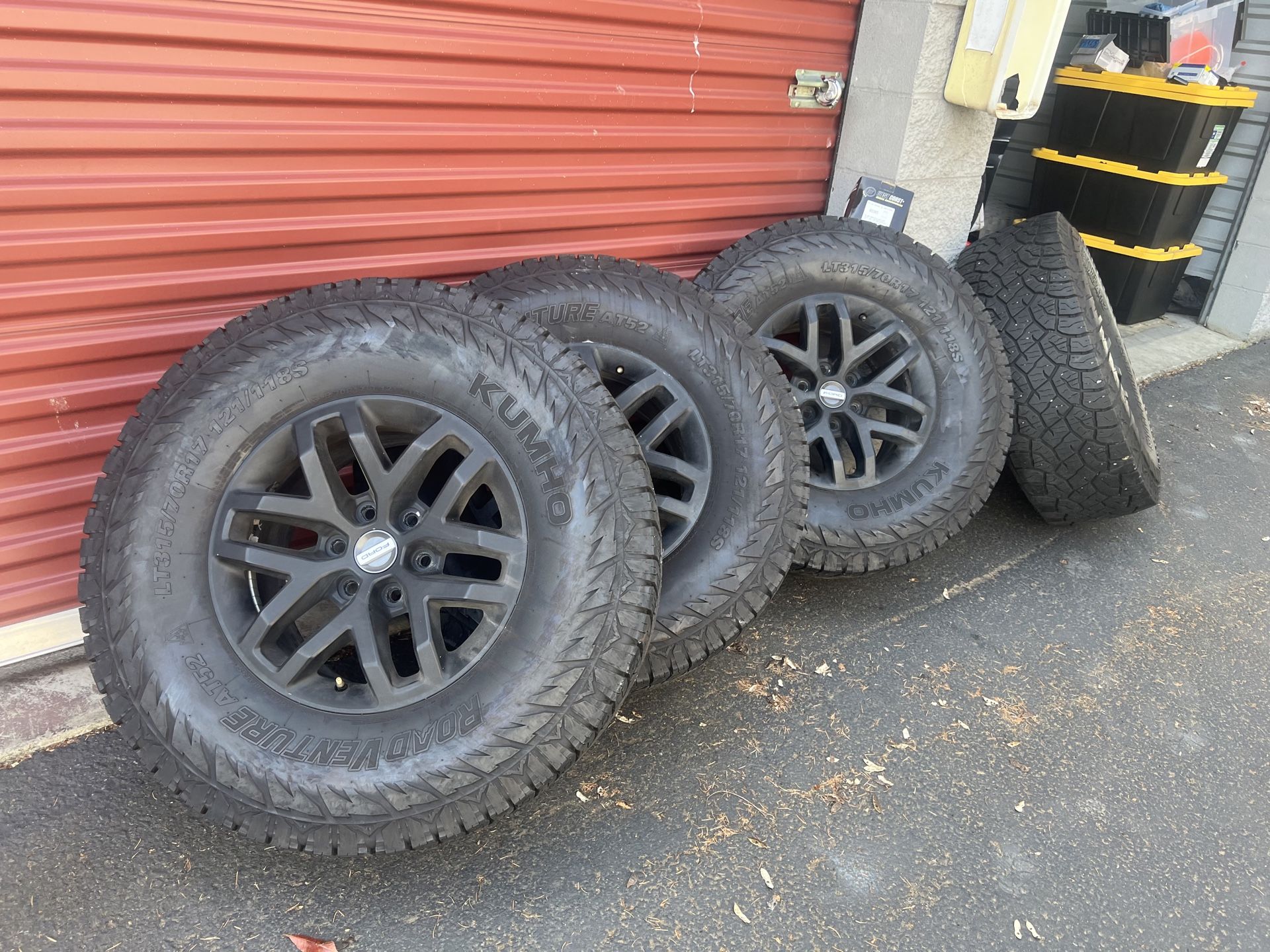 Four Raptor Oem Rims Ford raptor Oem wheels and tires for Sale in Kent, WA - OfferUp