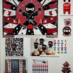 Ninja Bday Party Supplies
