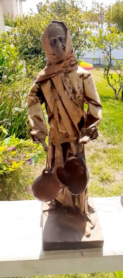 Vintage Mexican Paper Mache Doll