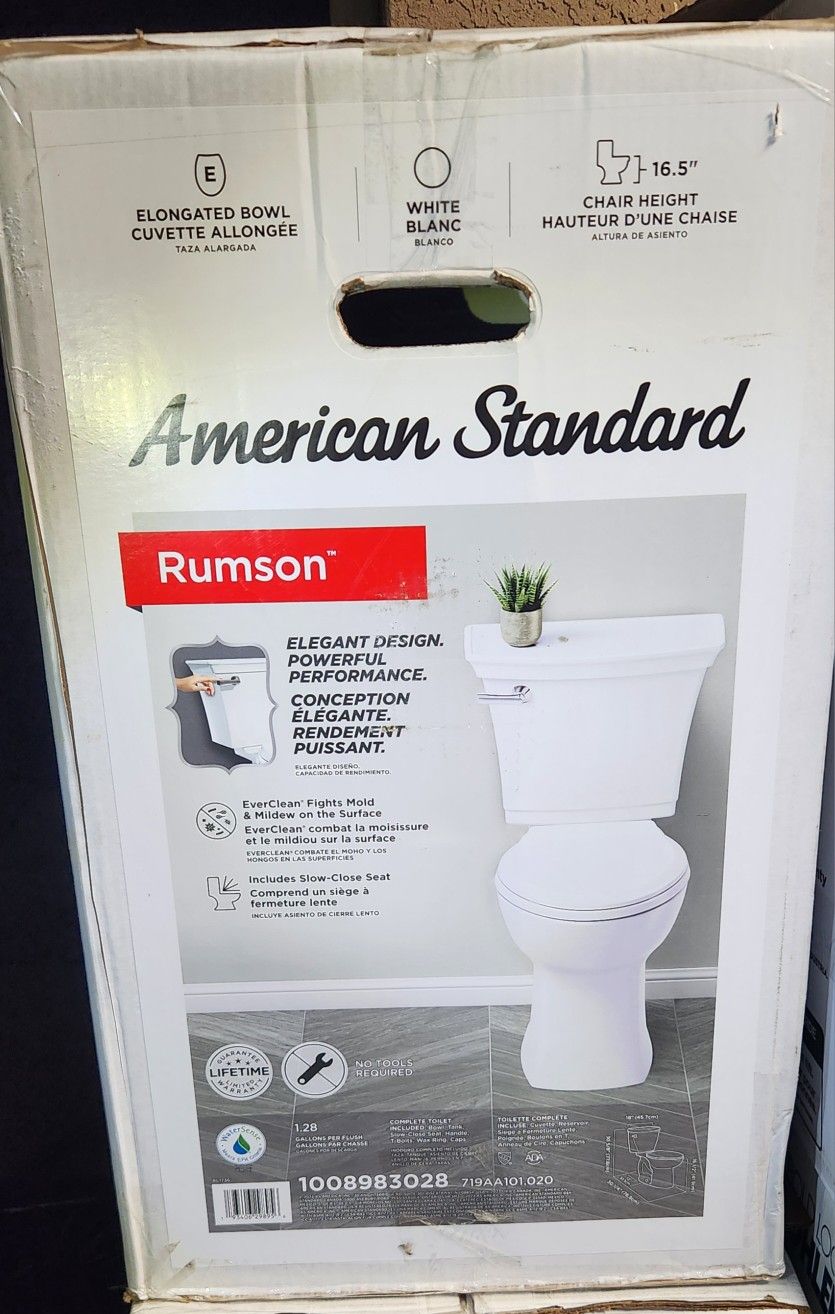 $79 Rumson American Standard  Elongated Slow Close Seat is Included