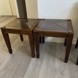 2 End Tables $50