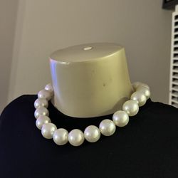 Faux Pearls Set Necklace And Earring