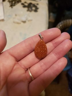 Goldstone pendant