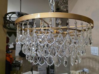 Custom 3 teir crystal chandelier