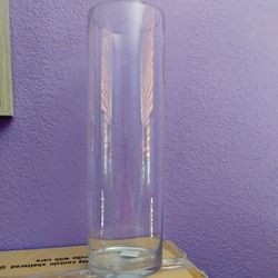 Clear Glass Cylinder Vases 