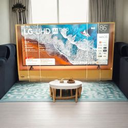HD369 86” Lg smart 4k led Uhd tv floor model 