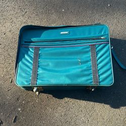 Teal Suitcase 