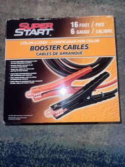 Booster Cables for car 16ft, nee in the box