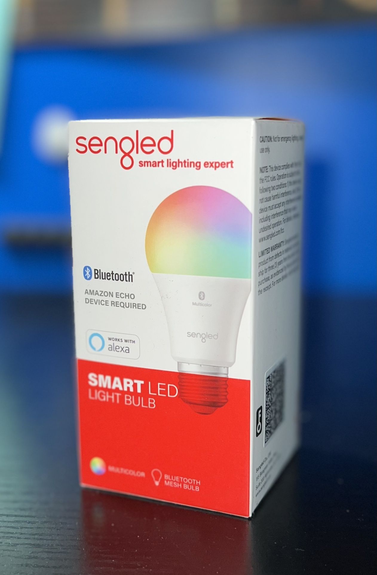 Sengled Smart Light Bulbs, Color Changing Alexa Light Bulb Bluetooth Mesh, Smart Bulbs That Work with Alexa Only, Dimmable LED Bulb A19 E26 Multicolor