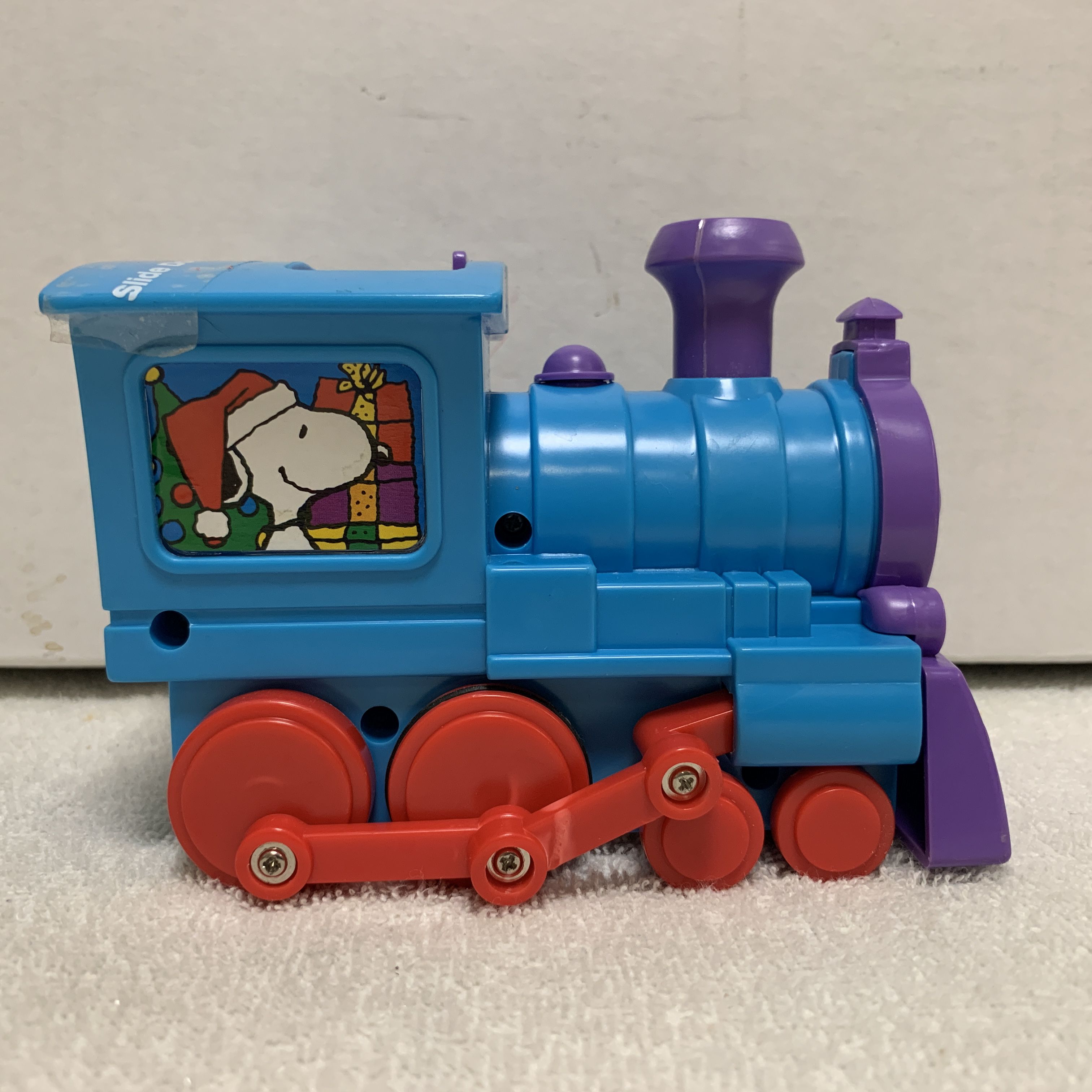 Snoopy Christmas Candy Blue Train, Galerie, Collectible Toy