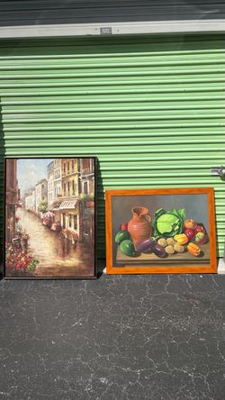 Paintings for sale . Muchos cuadros a la venta