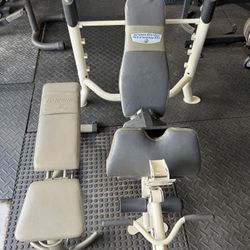 Weight Bench And Extra Universal Bench 