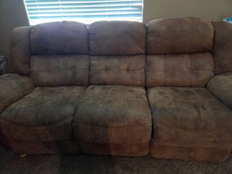 Couch, Loveseat, and Recliner