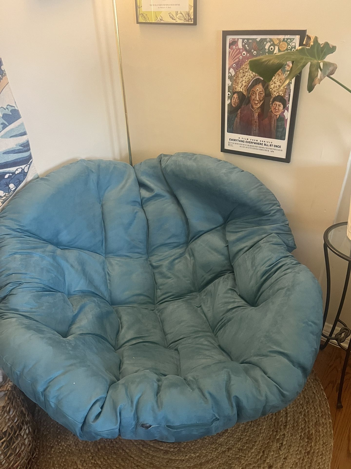 Papasan chair & cushion