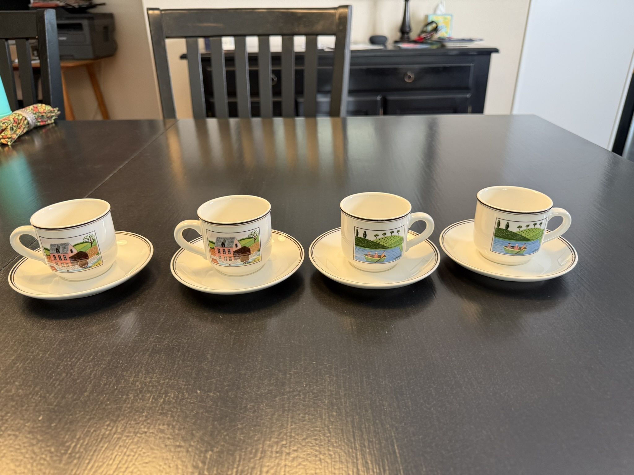 Antique China Tea Cup Set