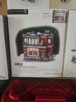 Department 56 Harley-Davidson City Dealership