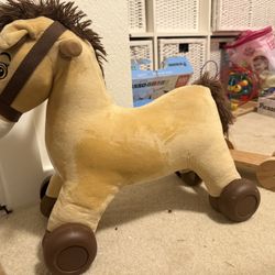 Plush Rolling Pony 