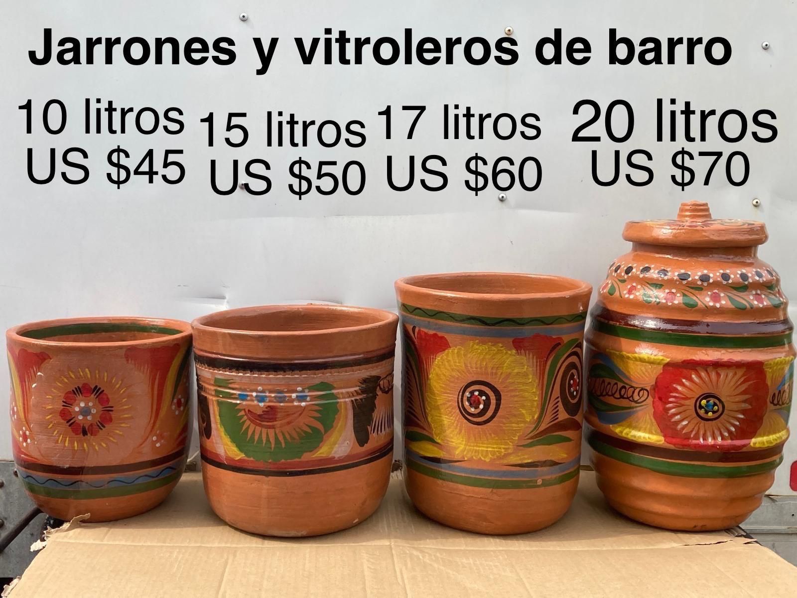 Jarrones Y Vitroleros De Barro Para Bebidas