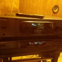 Kenwood Receiver And Kenwood CD Changer. W Remote