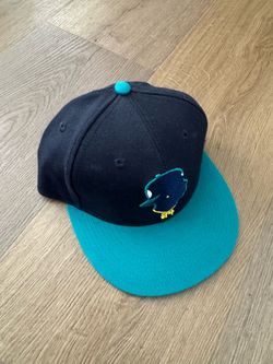 Size 7 1/4 Baseballism Ken Griffey Jr. The Kid #24 Navy Teal Fitted