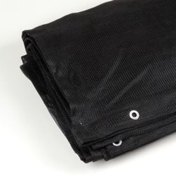 Mesh 20x30ft Black Mesh Tarp