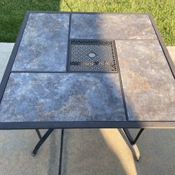 Tile Patio Table 