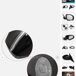 Black Right Passenger Mirror Blind Spot For Range Rover Sport 2014-2018 2019