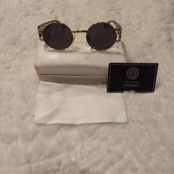 Rare Vintage Versace Leopard Print Sunglasses 