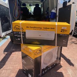 Mini Split Inverter 12000 BTU | 18000 BTU | 24000 | 21 SEER - Wifi - 110 volts 220 volts 