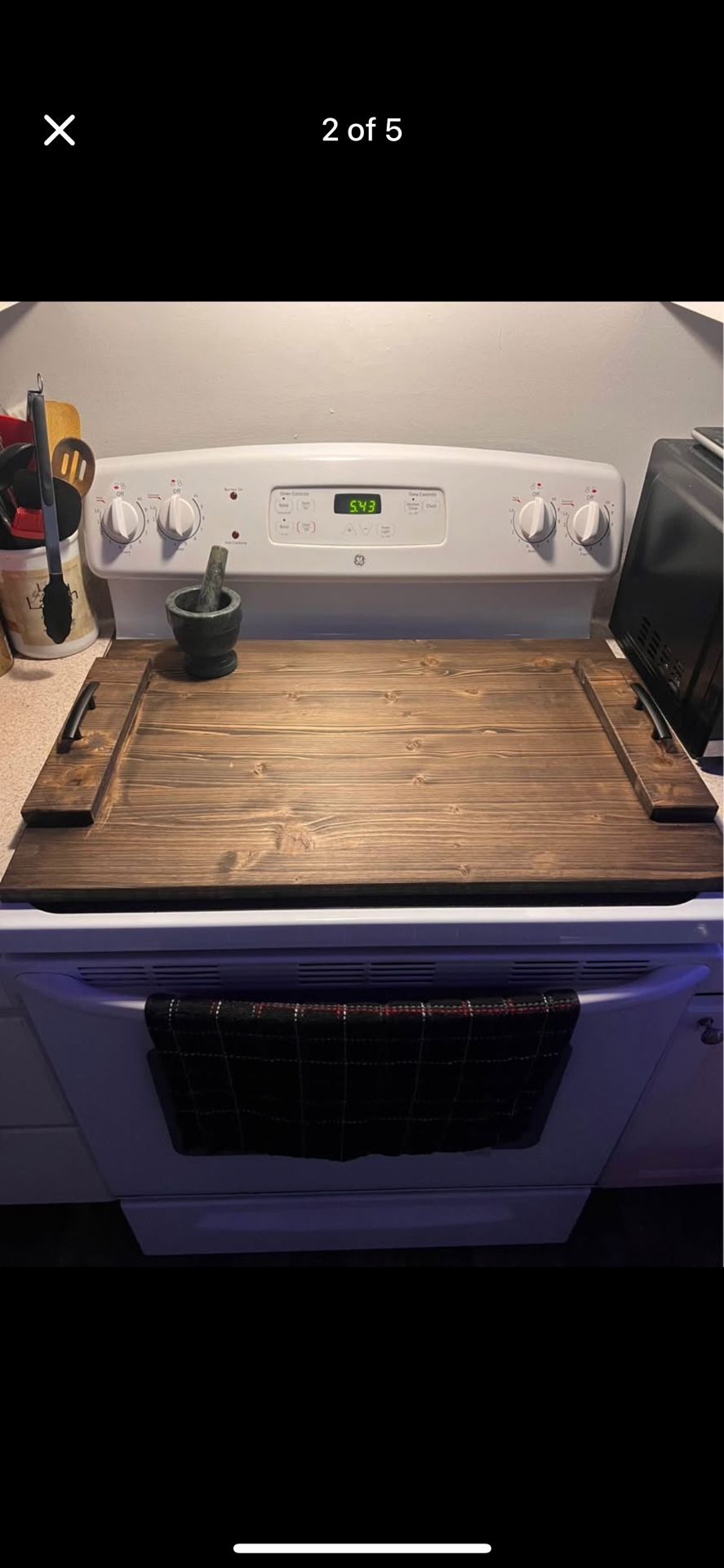 Wood stove cover