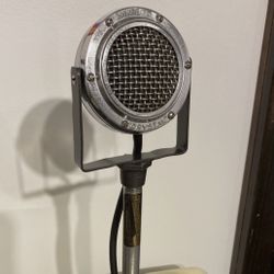SUPER RARE Vintage Shure D400 Microphone REVAMP MOD WITH Stand WORKING..PLZ READ