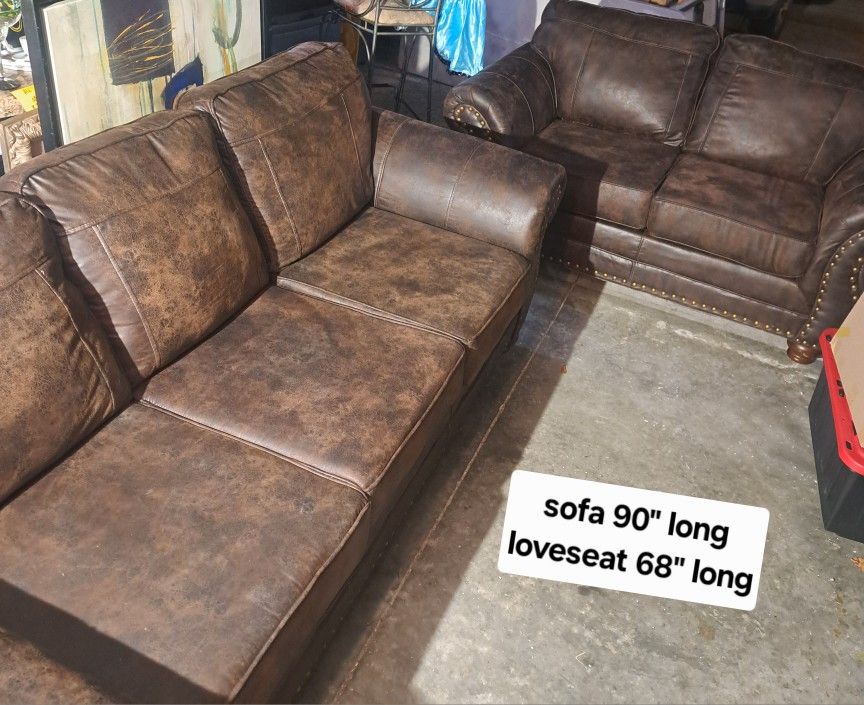 Sofa And Loveseat (Great Condition)