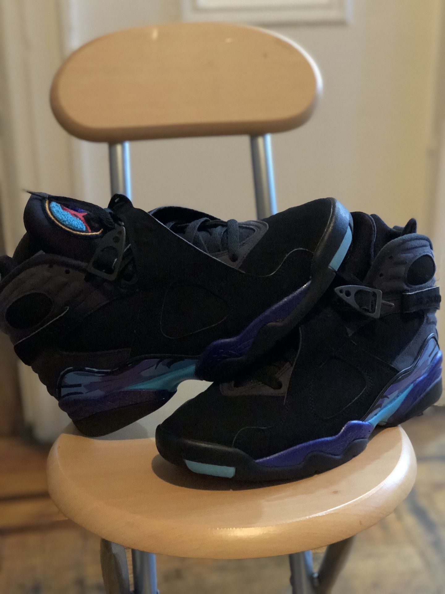 Jordan Aqua 8s Size 8 2015 pair PRICE NEGOTIABLE !!!