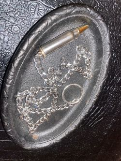 Stainless Steel Bullet Necklace