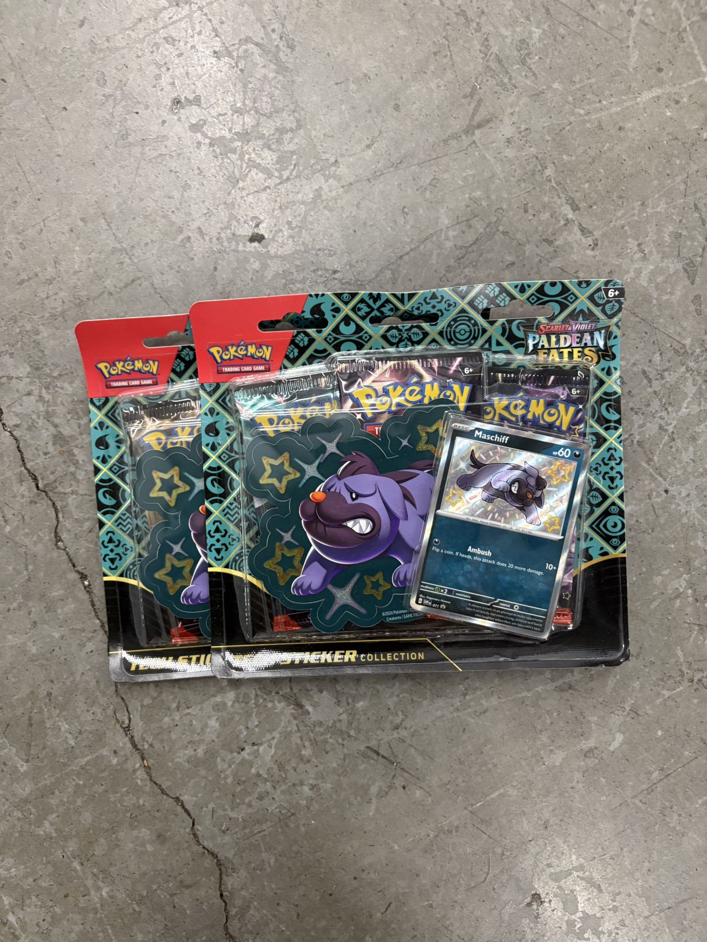 Pokémon Paldean Fates Tech Sticker Collection