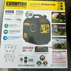 Champion Gas Generator 2000-Watt Ultra-Light Portable Inverter Generator