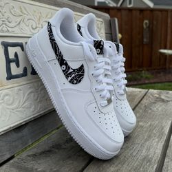 Nike Air Force 1 Low ‘Paisley’ Size 8.5 US Men’s Lifestyle Sneakers, 315122-111!