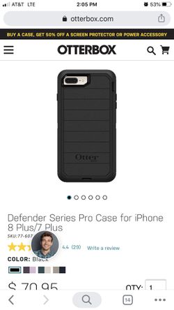 OtterBox Defender Series Pro Case for IPhone 8 Plus / 7 plus