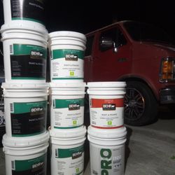 $80 Per. Bucket Of  Behr Ultra Pure White Paint & Primer,  INTERIOR and  EXTERIOR  $80
